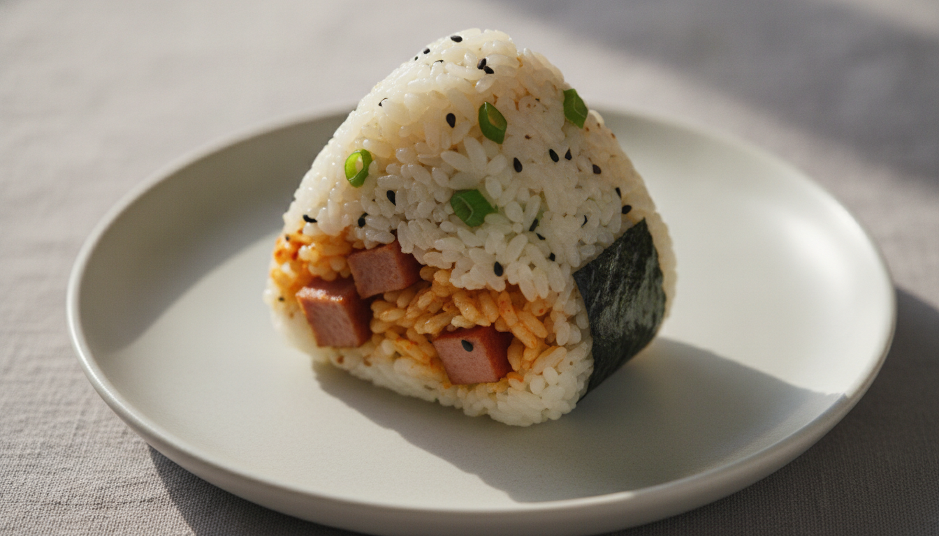 더꽉 스팸김치볶음밥 삼각김밥