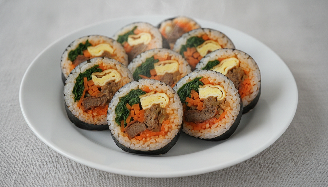 매콤전주비빔김밥