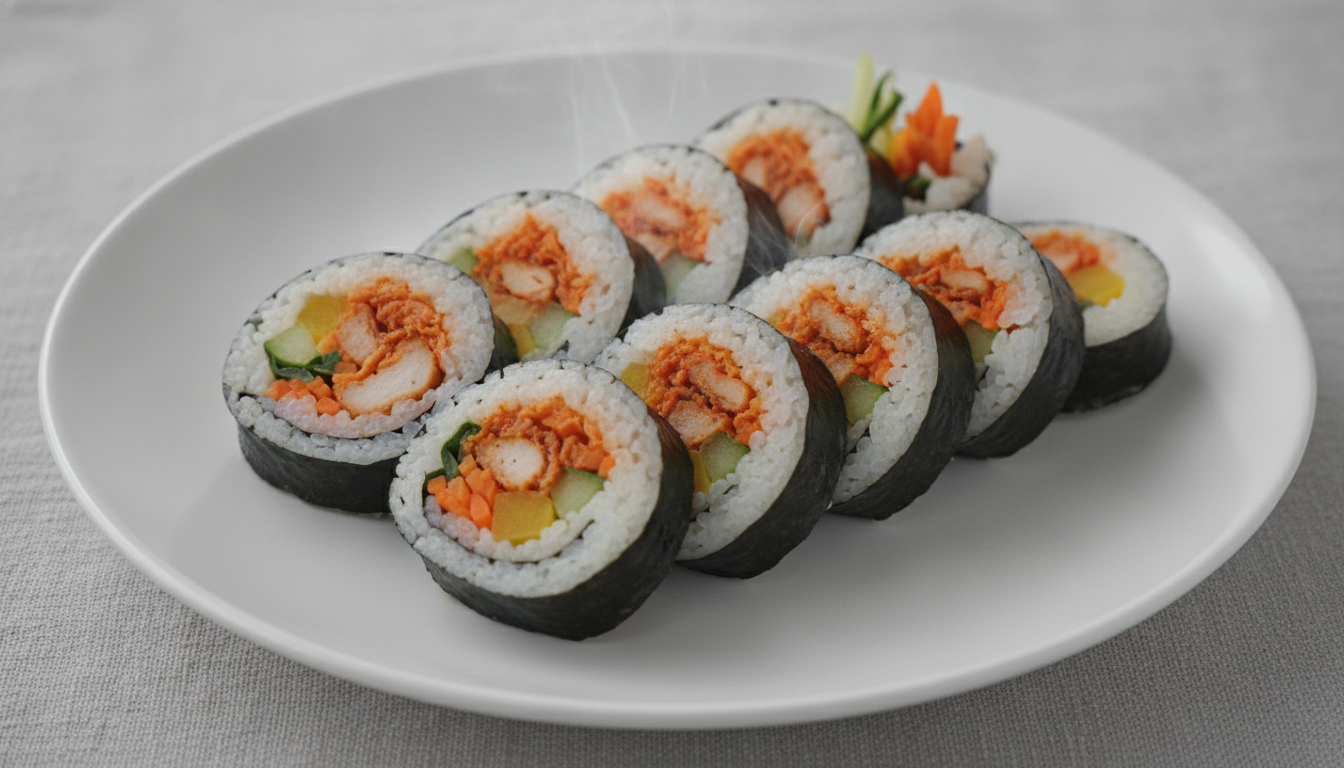 단백한줄 불닭김밥