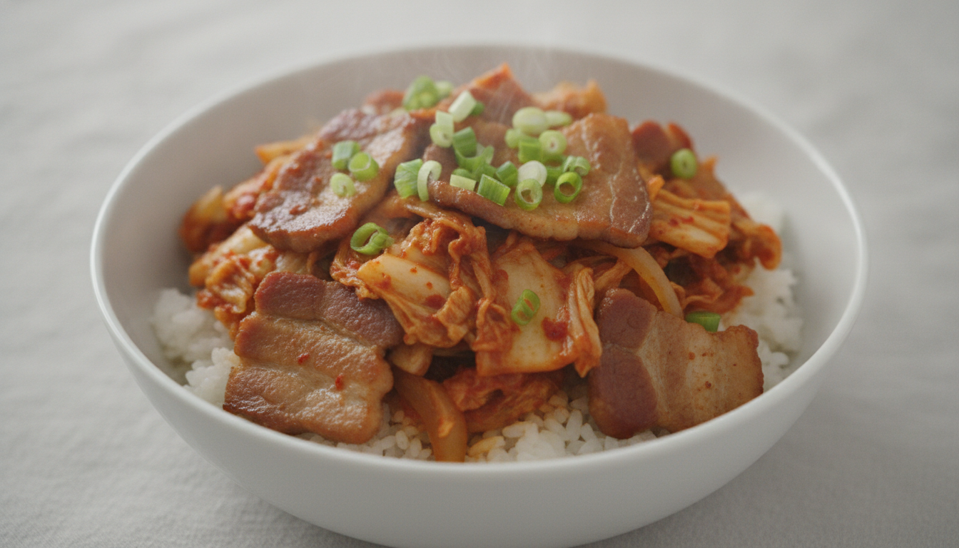 햇반컵반 BIG 김치삼겹덮밥