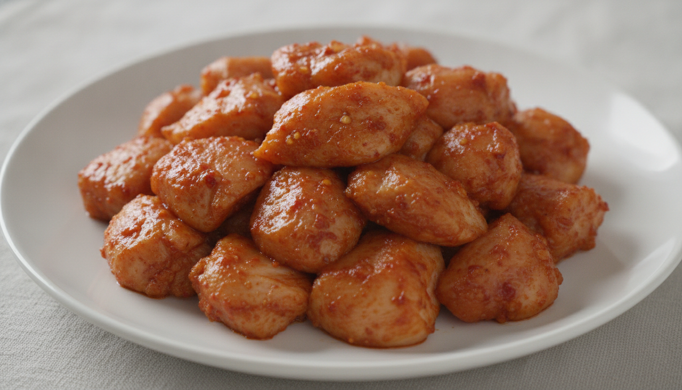 소스 통 닭가슴살 마라맛