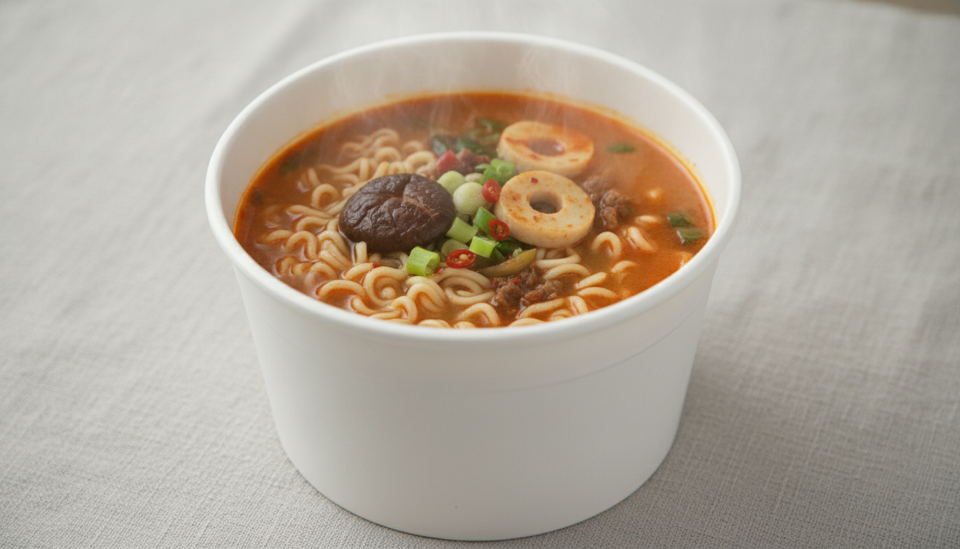 맛있는 라면 큰컵