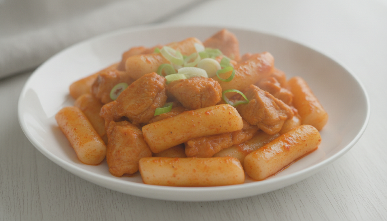 닭가슴살 한끼통살 떡볶이