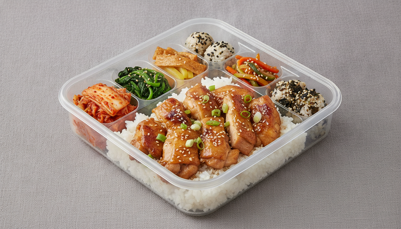 리챔 치킨도시락