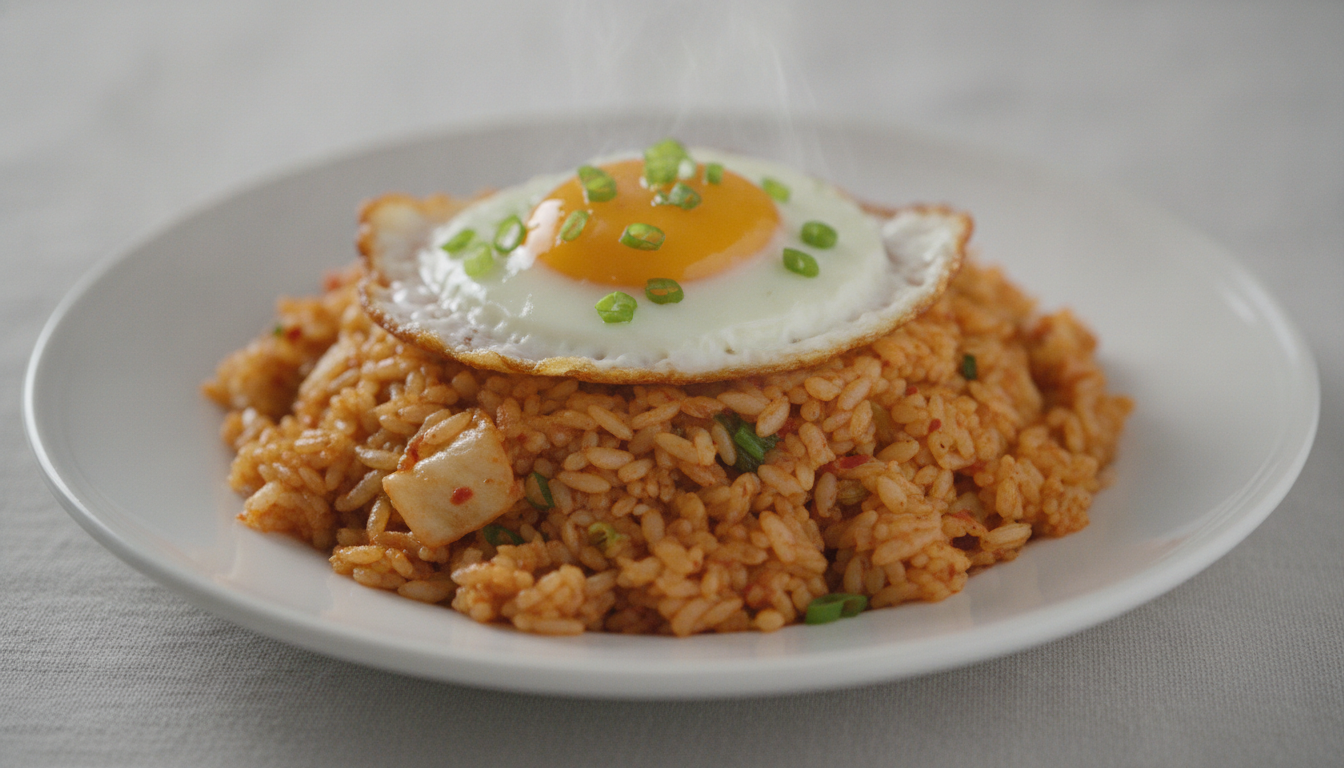 바른채식 김치볶음밥