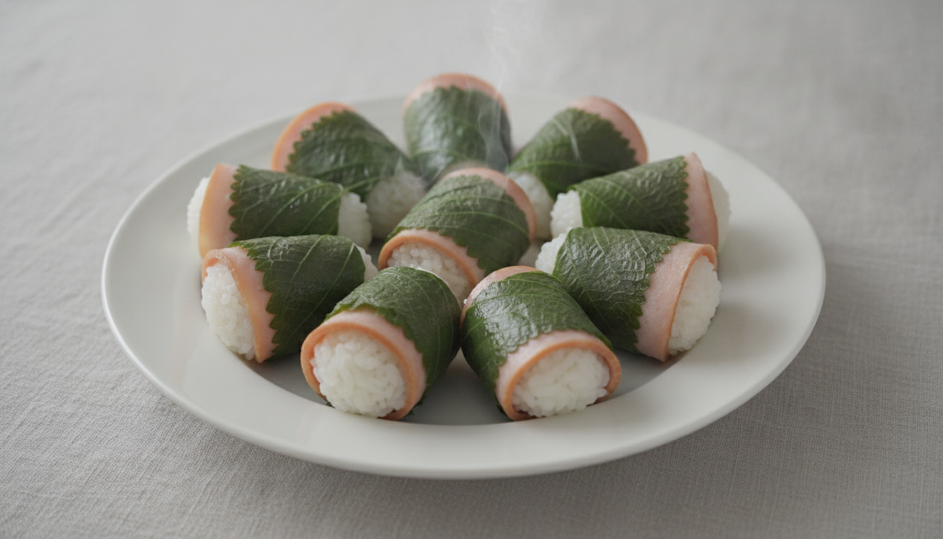 깻잎삼겹 햄말이주먹밥