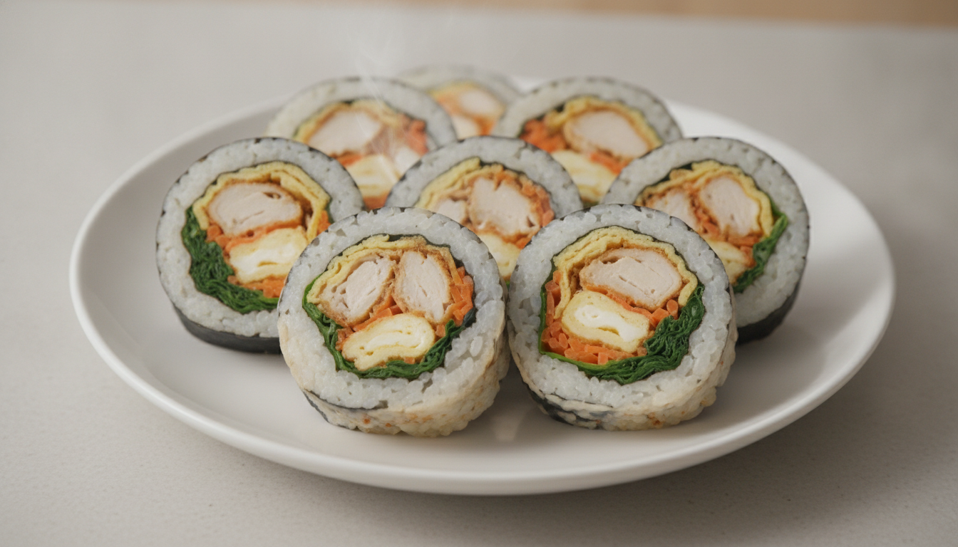 치킨마요덮밥 김밥