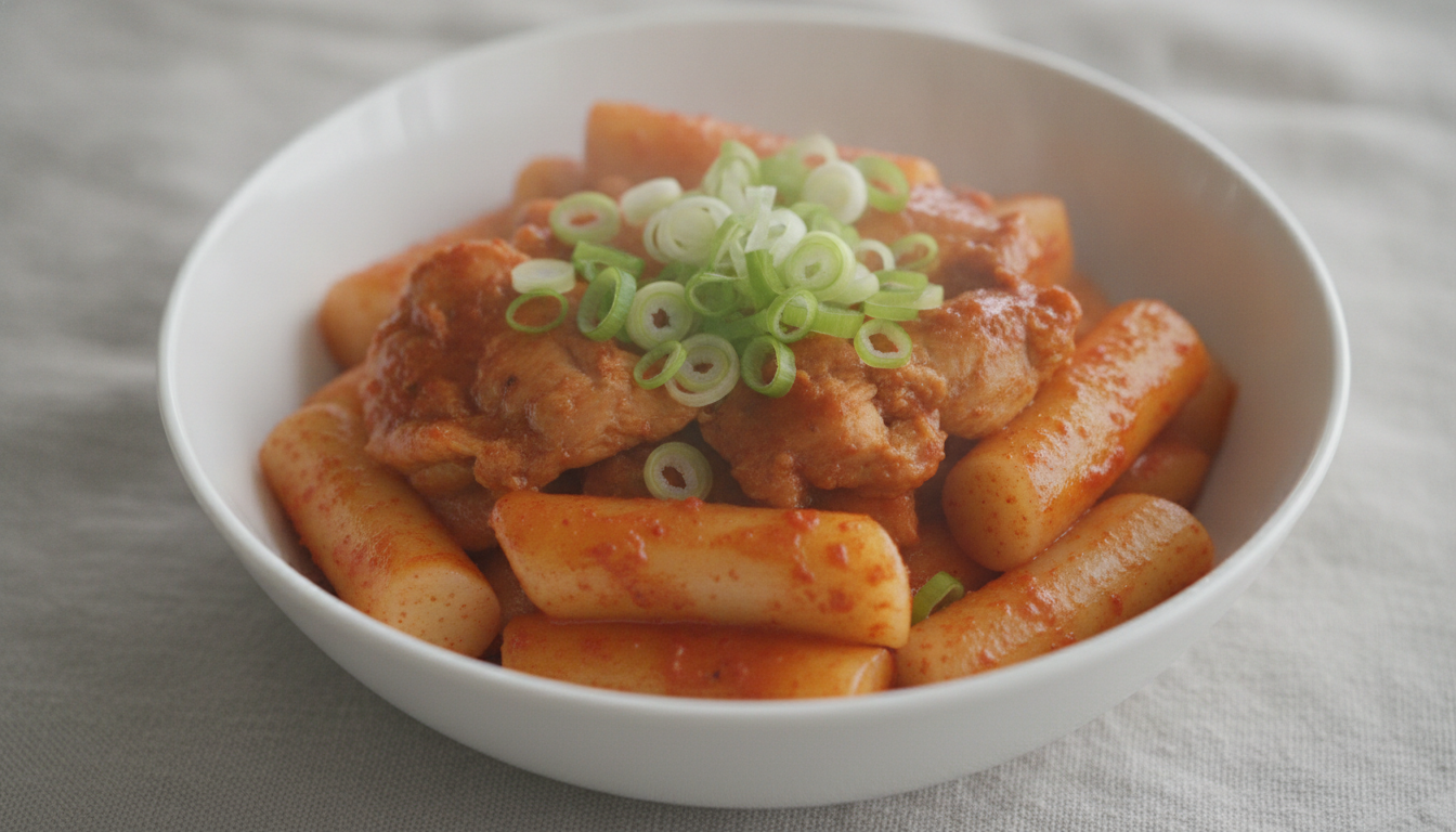 닭가슴살 통밀곤약 떡볶이 매콤맛