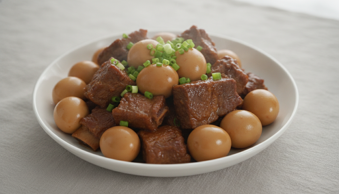 포크갈비&메추리알 조림