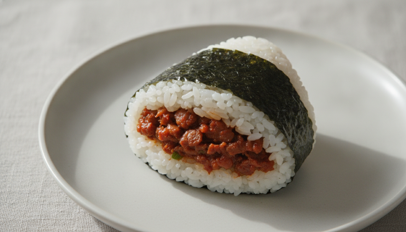 편스토랑 진또배기 맵싹갈비 삼각김밥