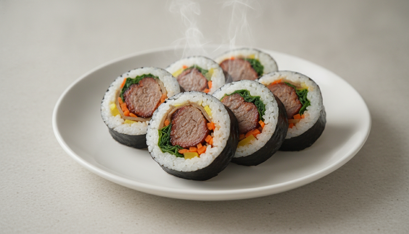 숯불바베큐김밥
