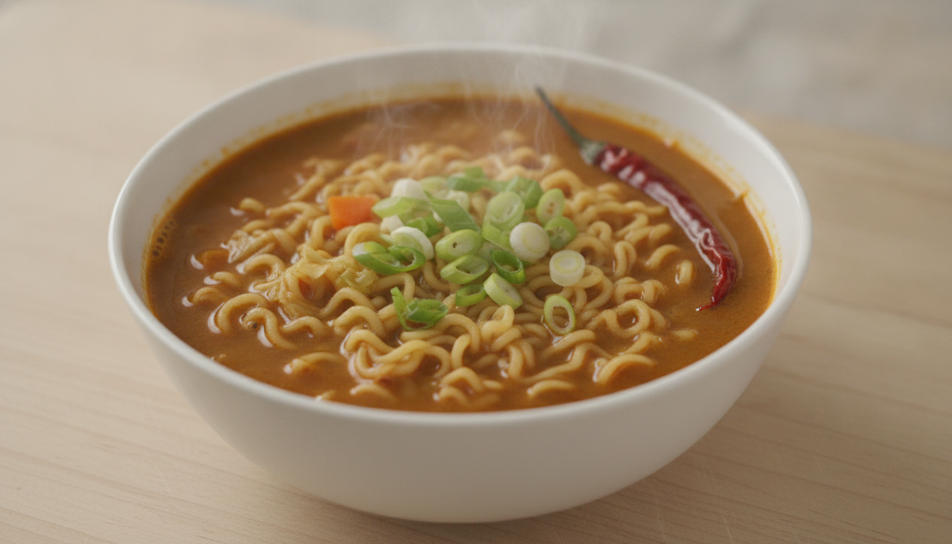 틈새라면 매운카레