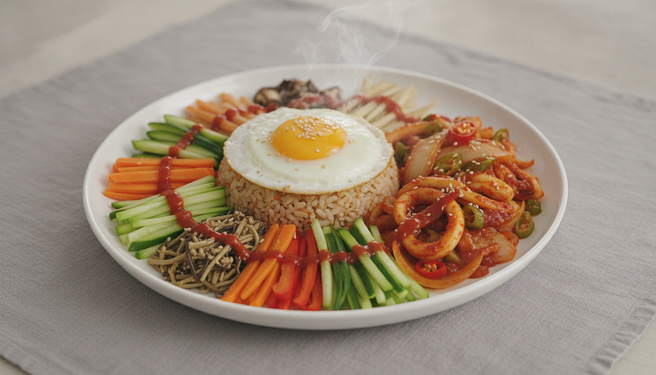 전주비빔밥&오징어볶음