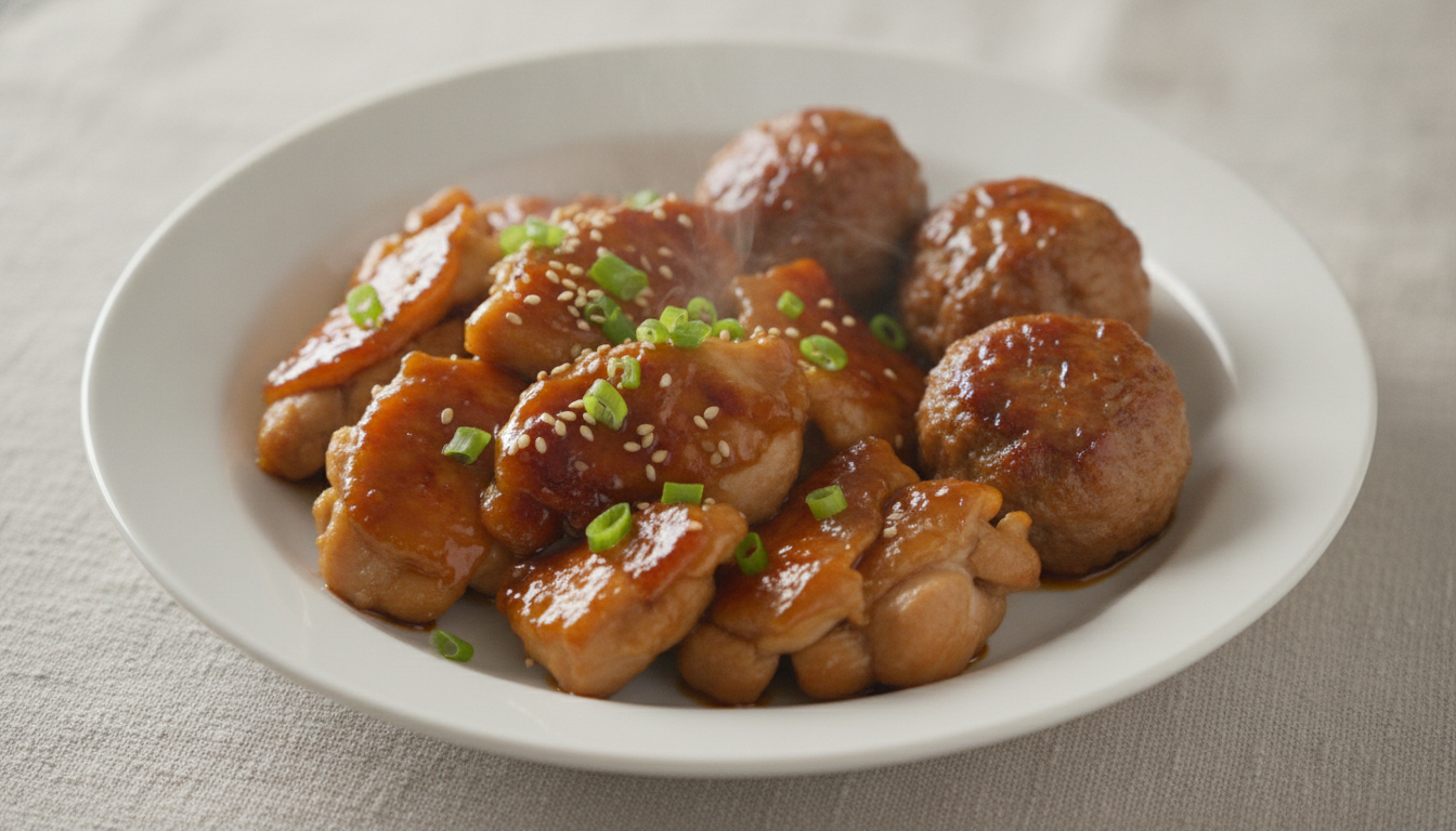 치킨데리야끼&미트볼