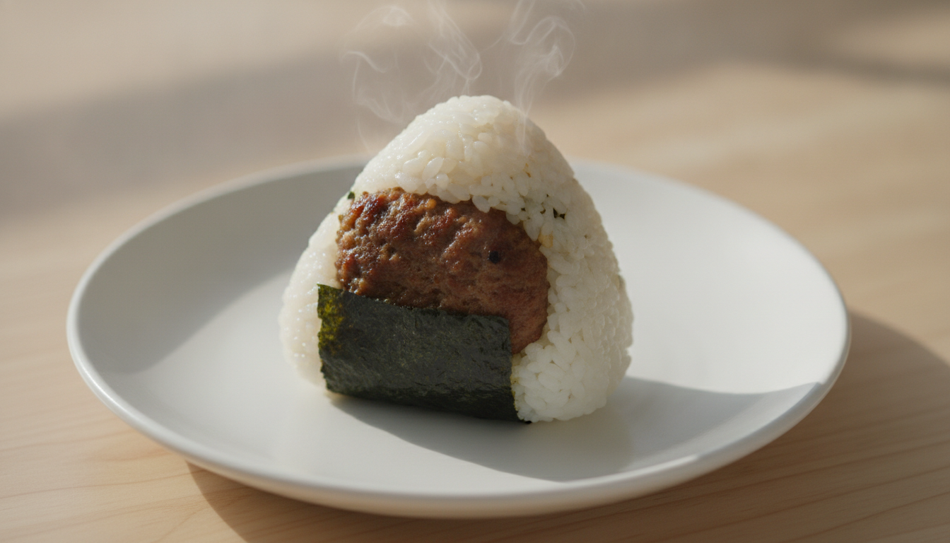 햅쌀떡갈비 삼각김밥