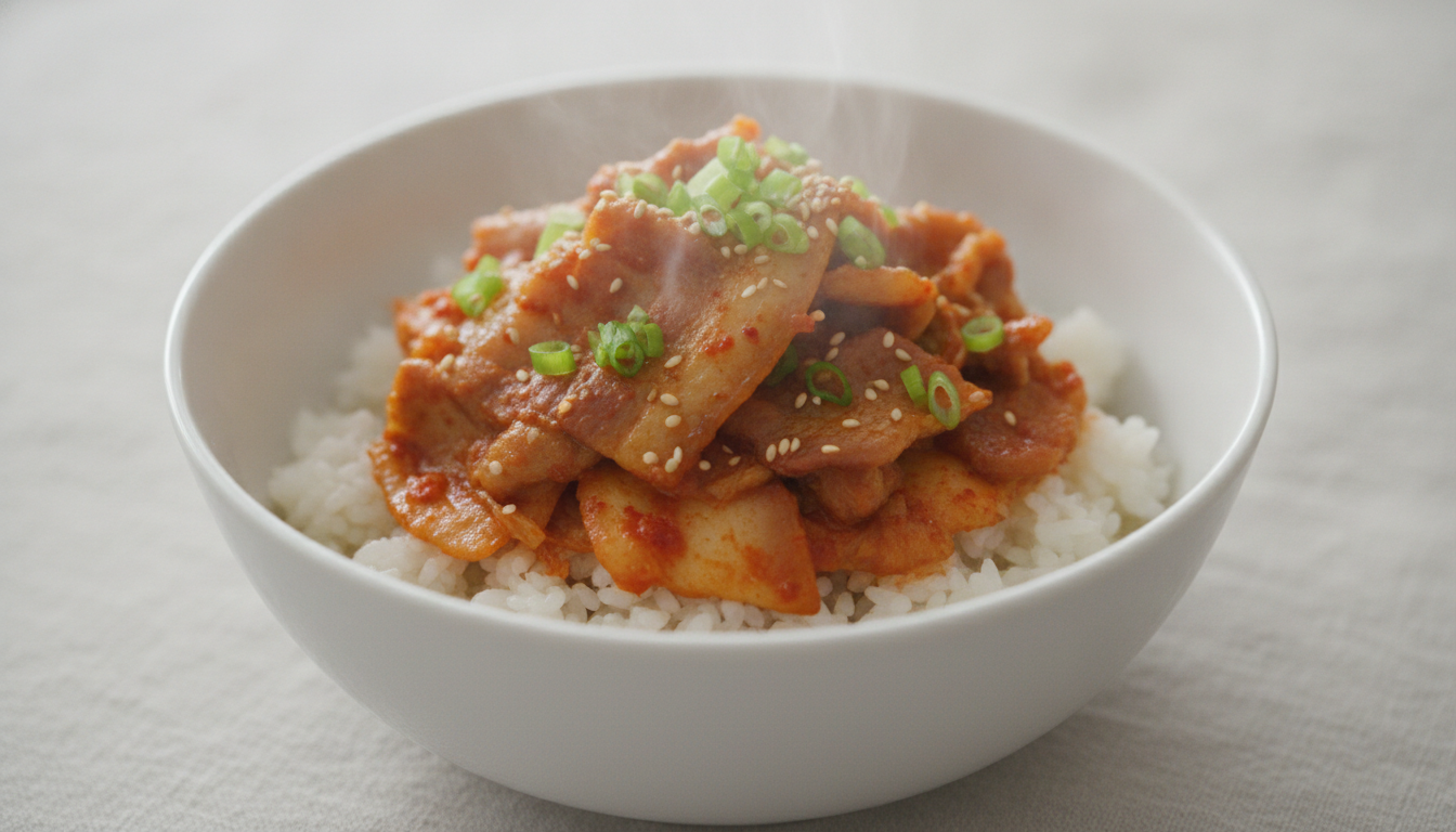 컵반 BIG 김치삼겹덮밥