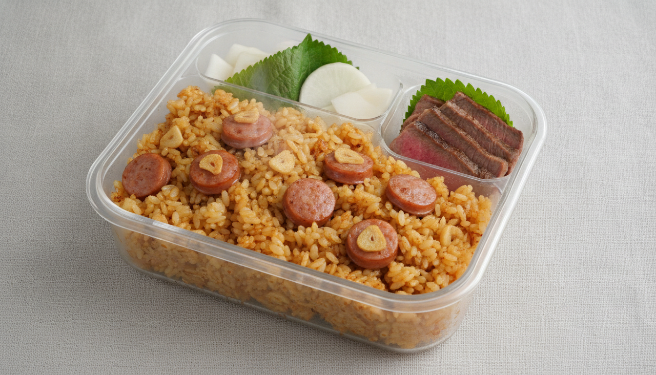 다이어트 도시락 마늘소시지볶음밥 & 소프트안심 오리지널