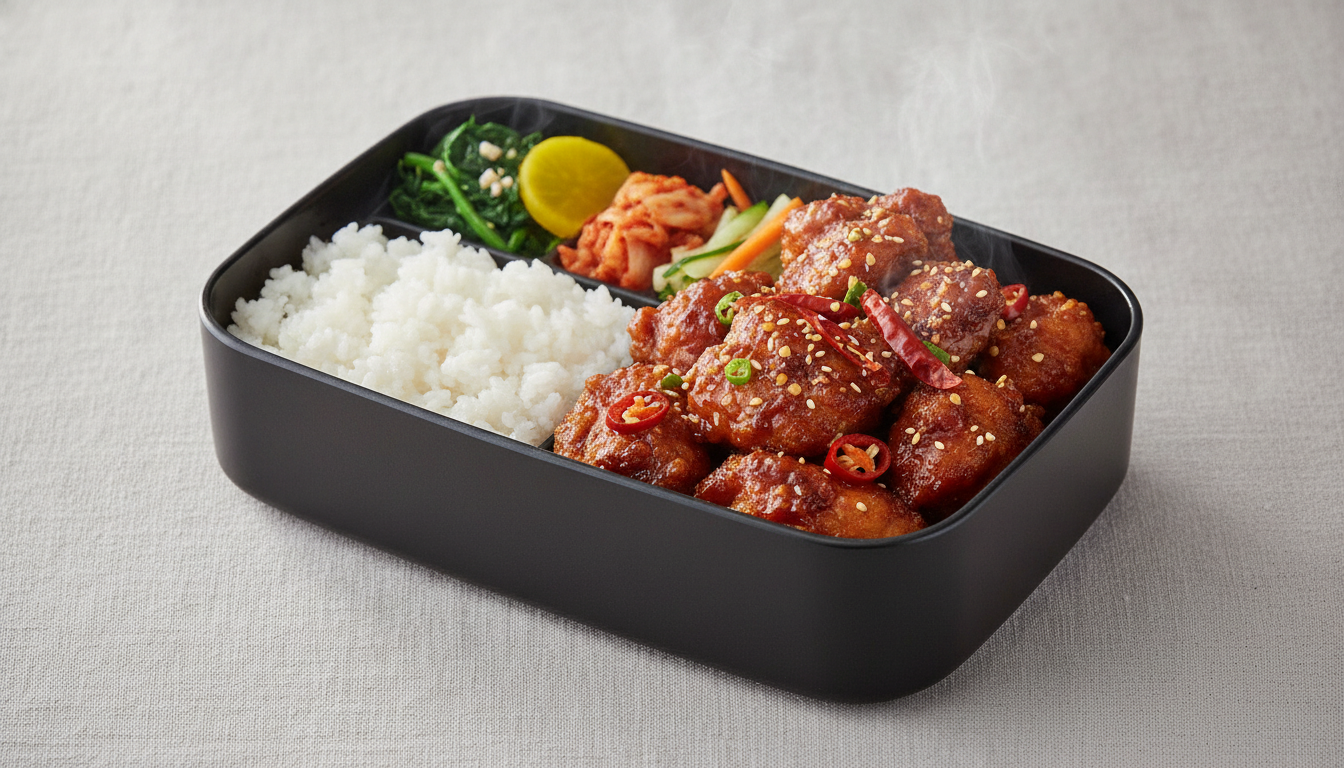 마라 핫치킨 도시락
