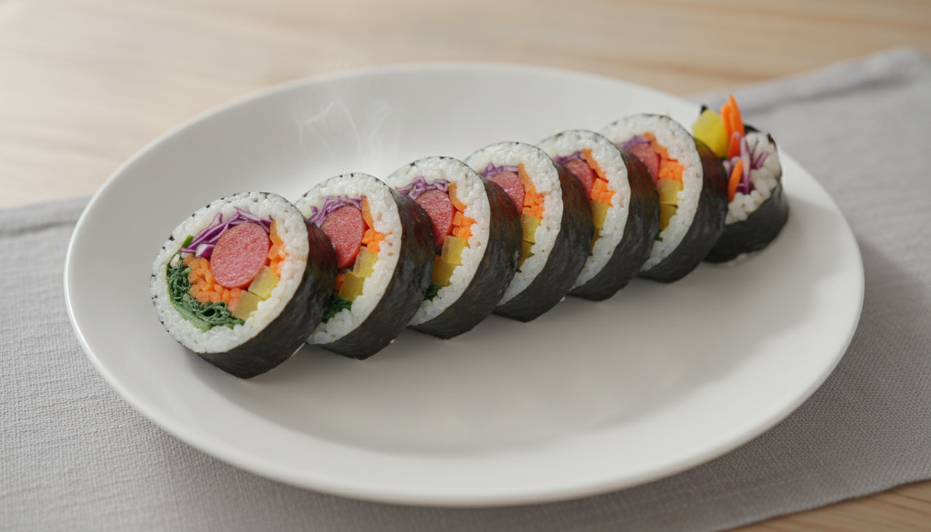 불닭후랑크김밥