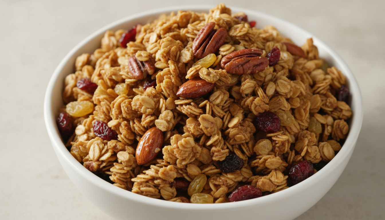 Gluten Free Honey Oat Granola