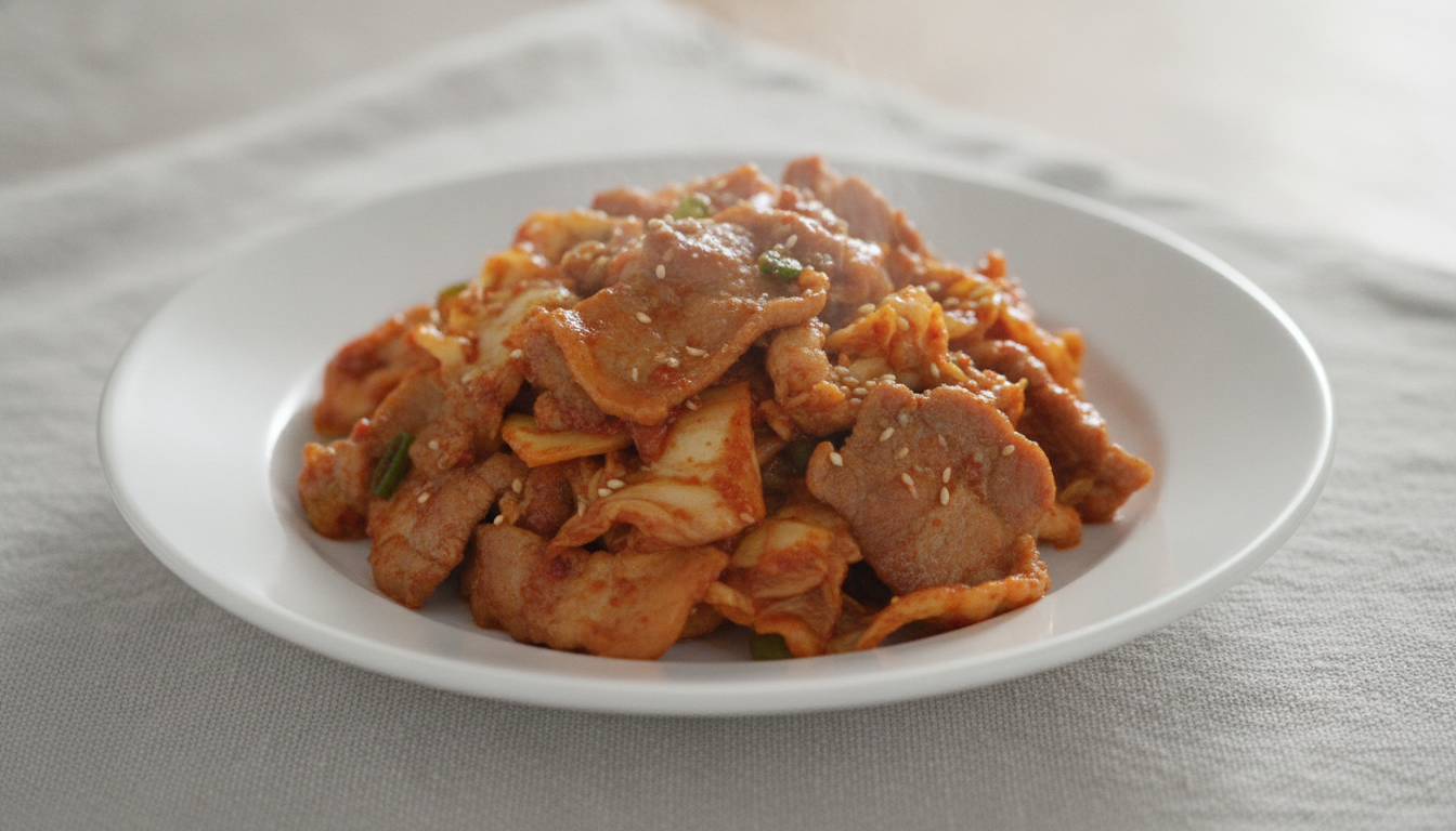 매콤달달 김치제육