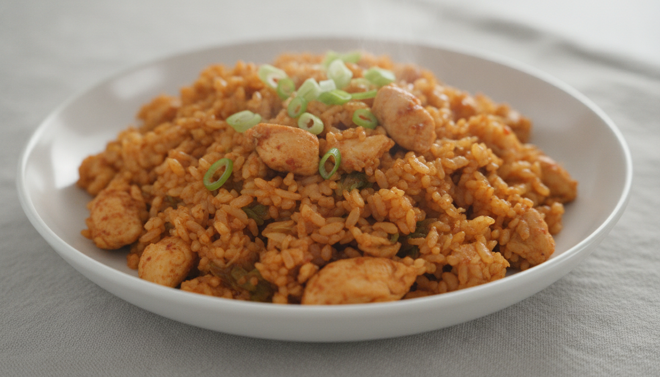 닭가슴살 현미볶음밥 김치맛