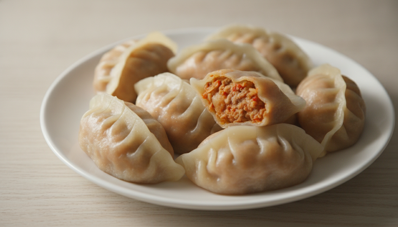 알찬 김치손만두