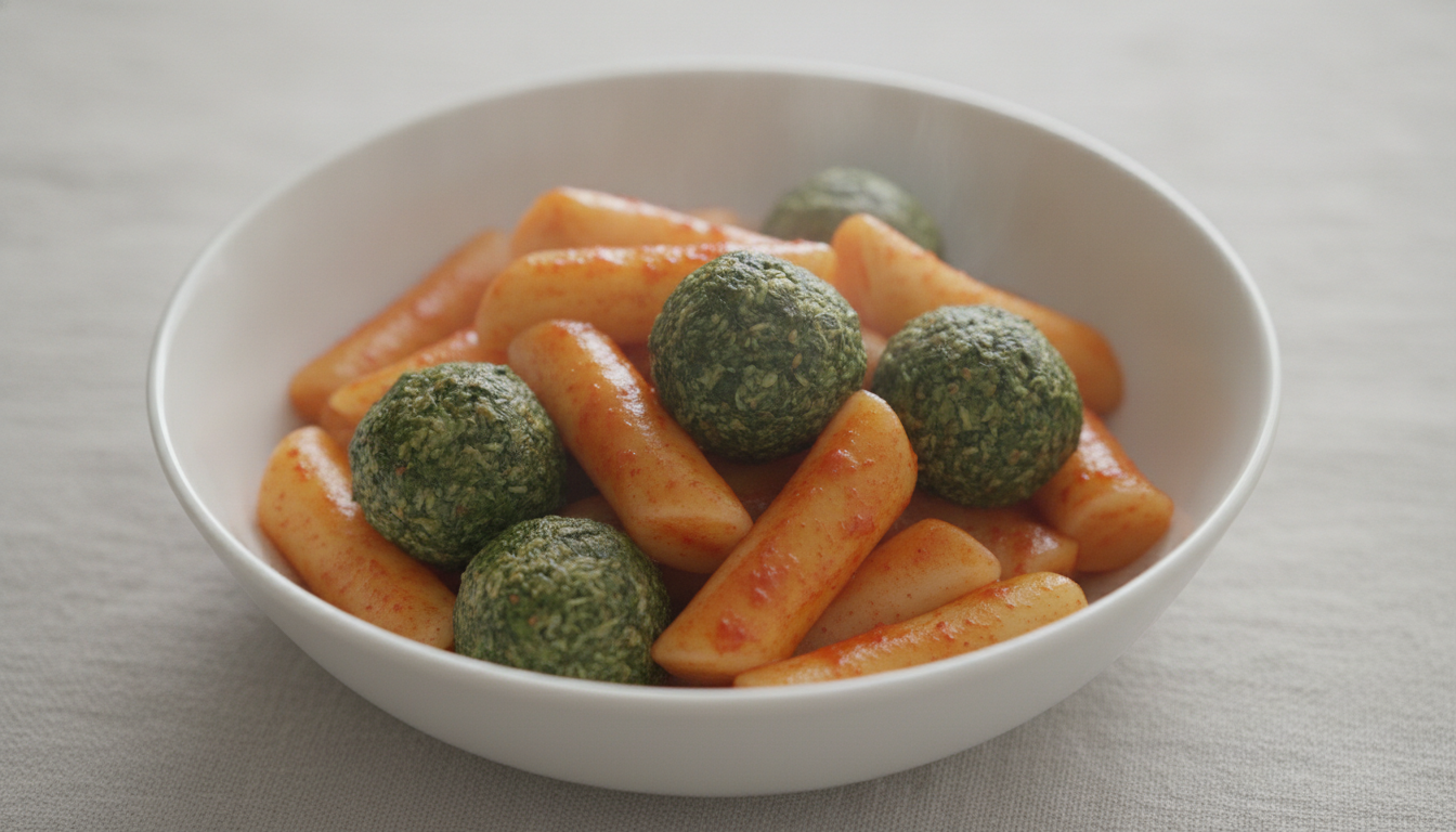 다이어트 떡볶이 깻잎볼