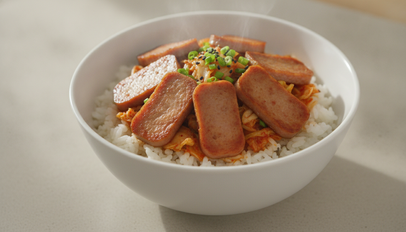 컵반 BIG 스팸김치덮밥