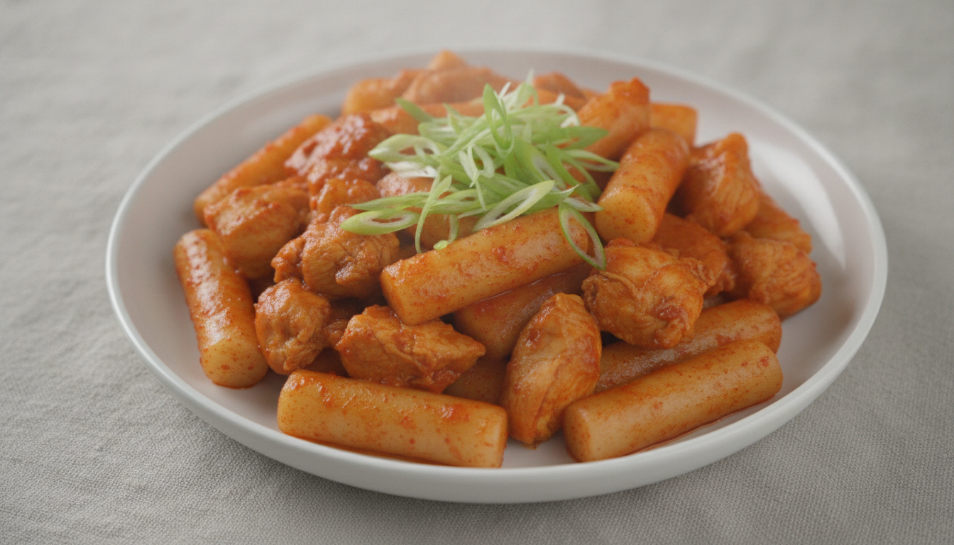 닭가슴살통밀곤약떡볶이