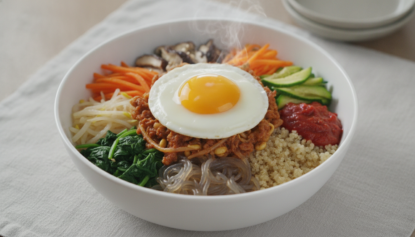 콩불구이&곤약 퀴노아 비빔밥