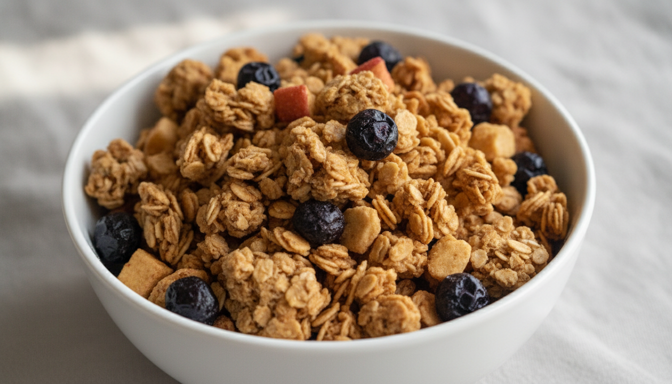 Apple Blueberry Granola