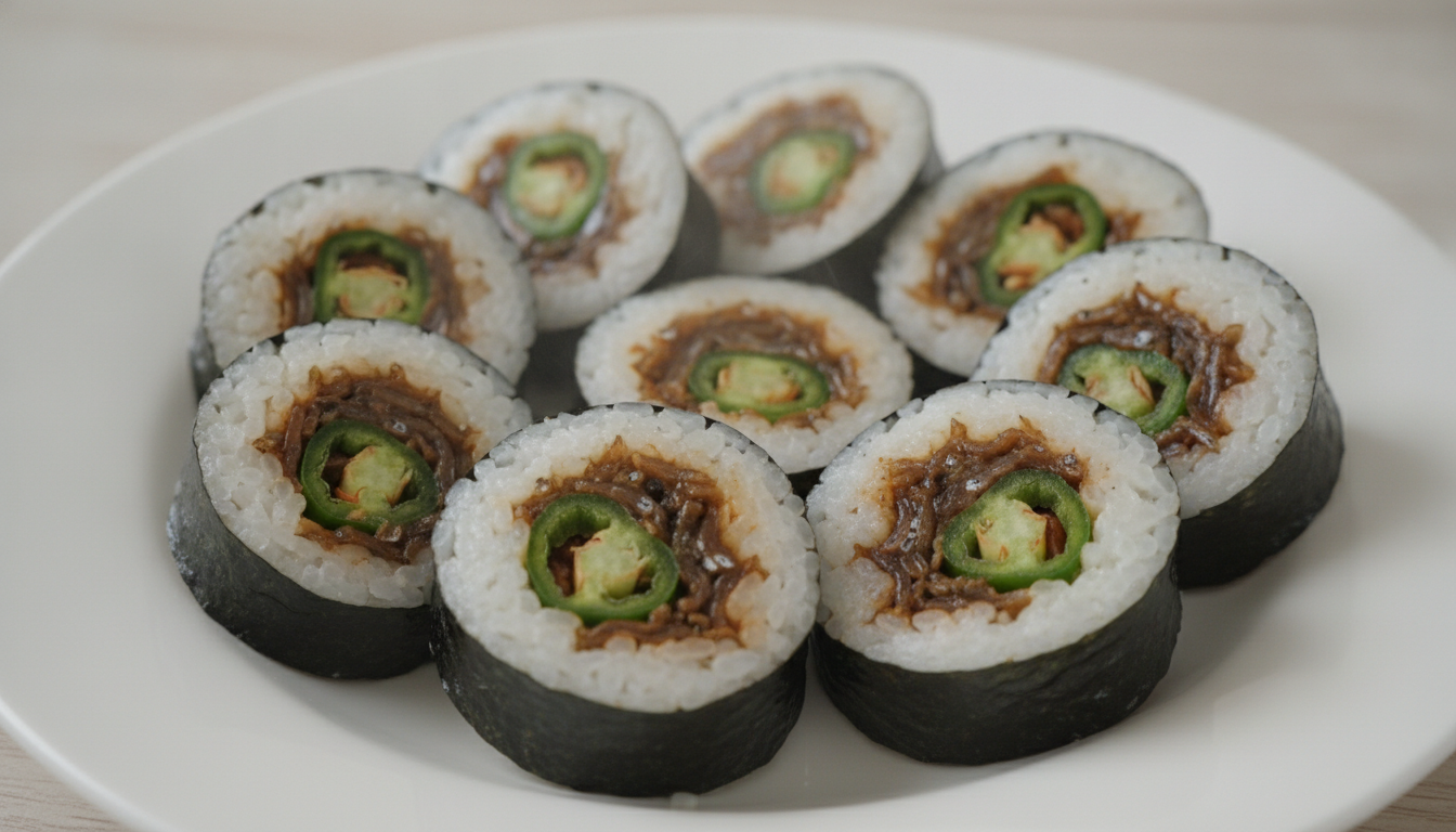 매콤멸추김밥