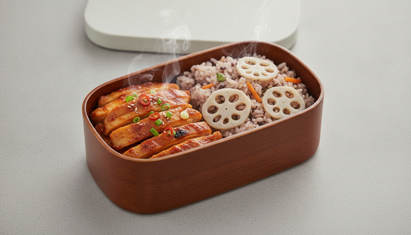 리셋도시락 양념불닭&연근영양밥