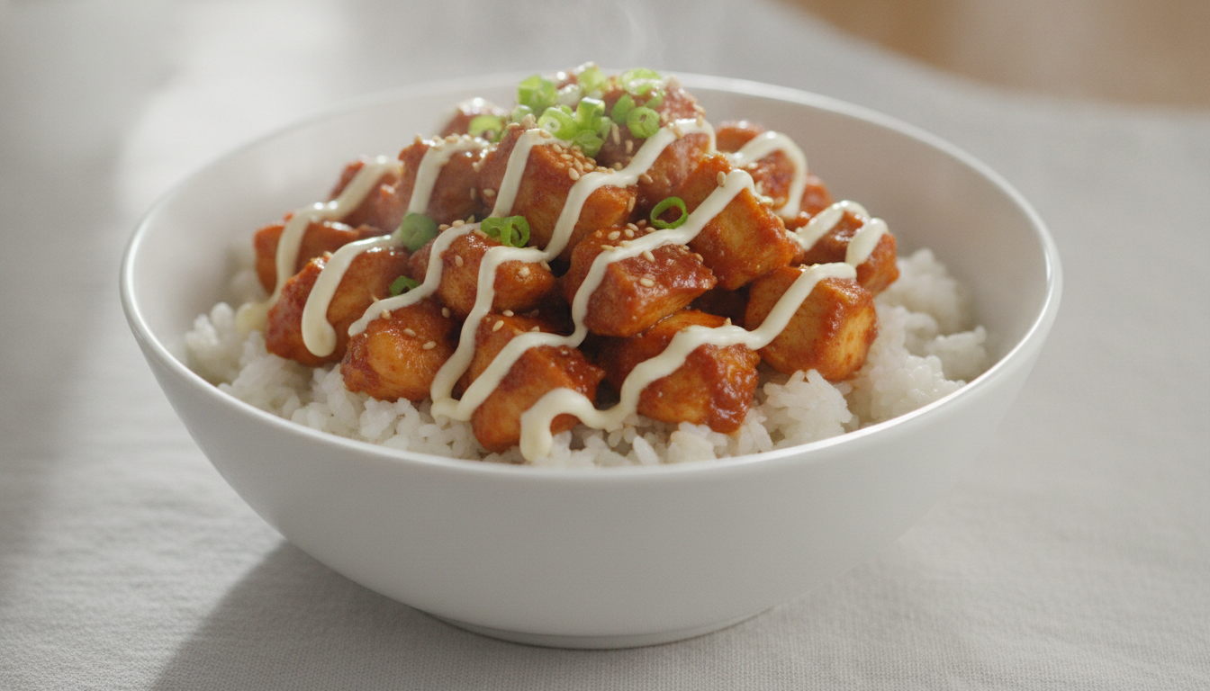 마라치킨마요덮밥