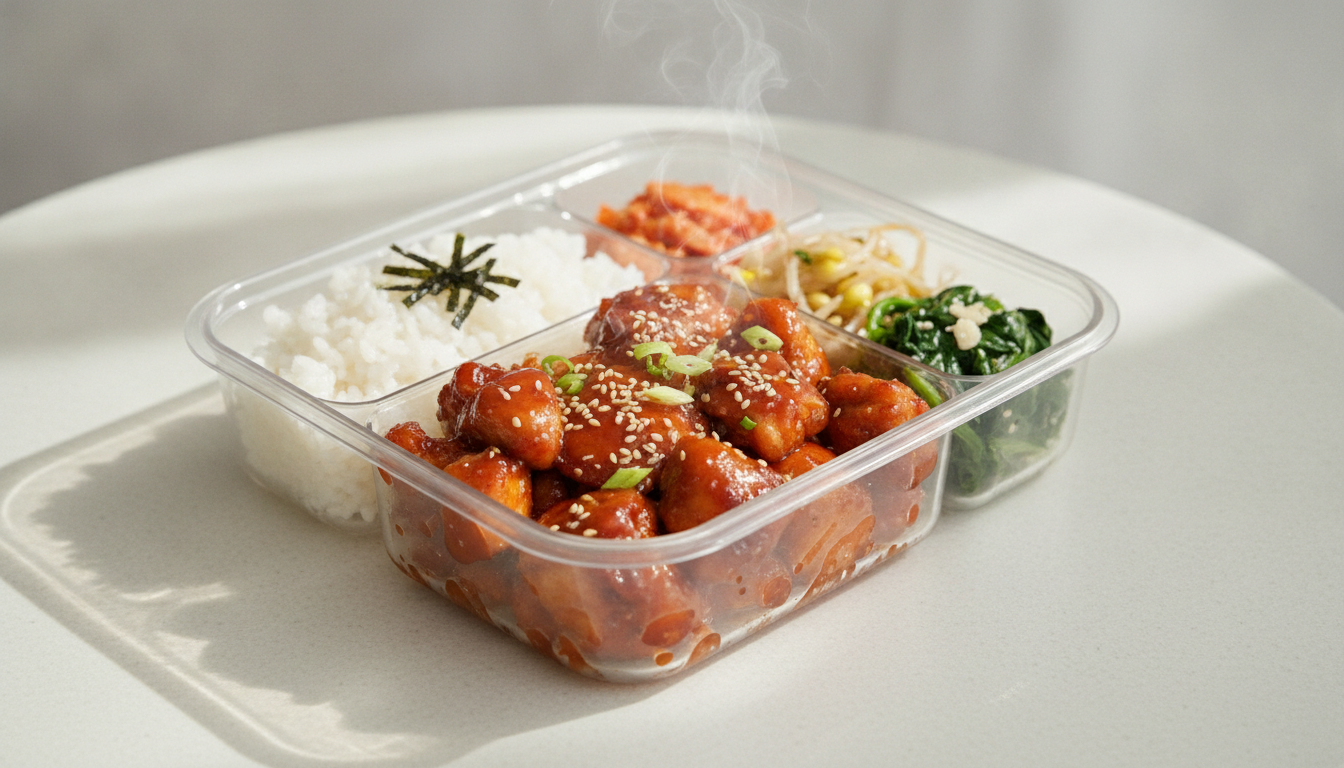 단백질 도시락 양념치킨맛