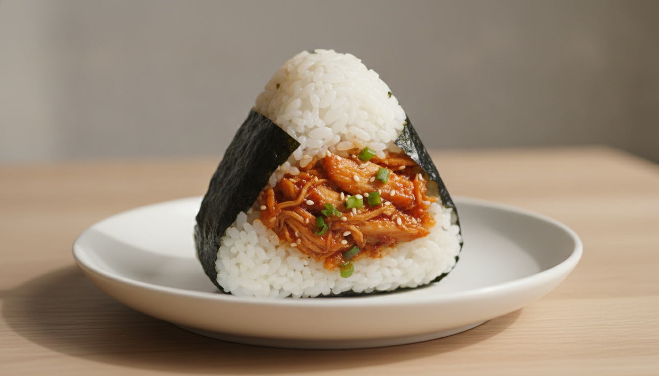 맵달 양념치킨 삼각김밥