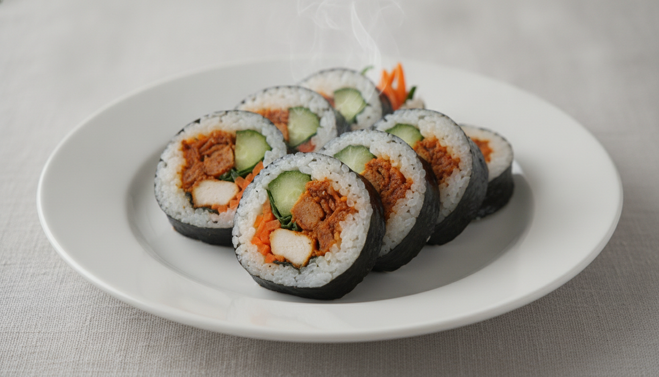 케이준치킨 김밥