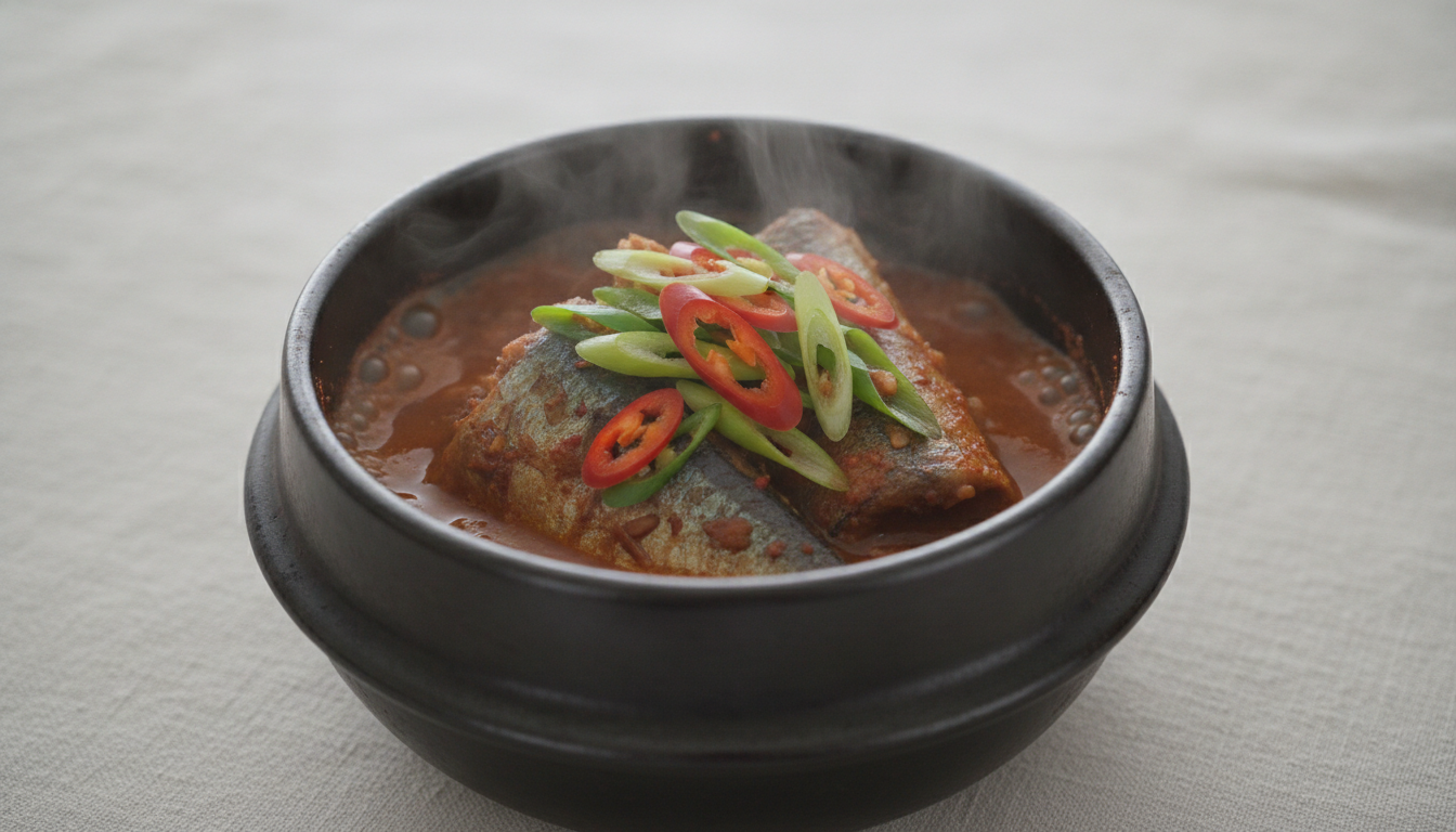 꽁치강된장조림