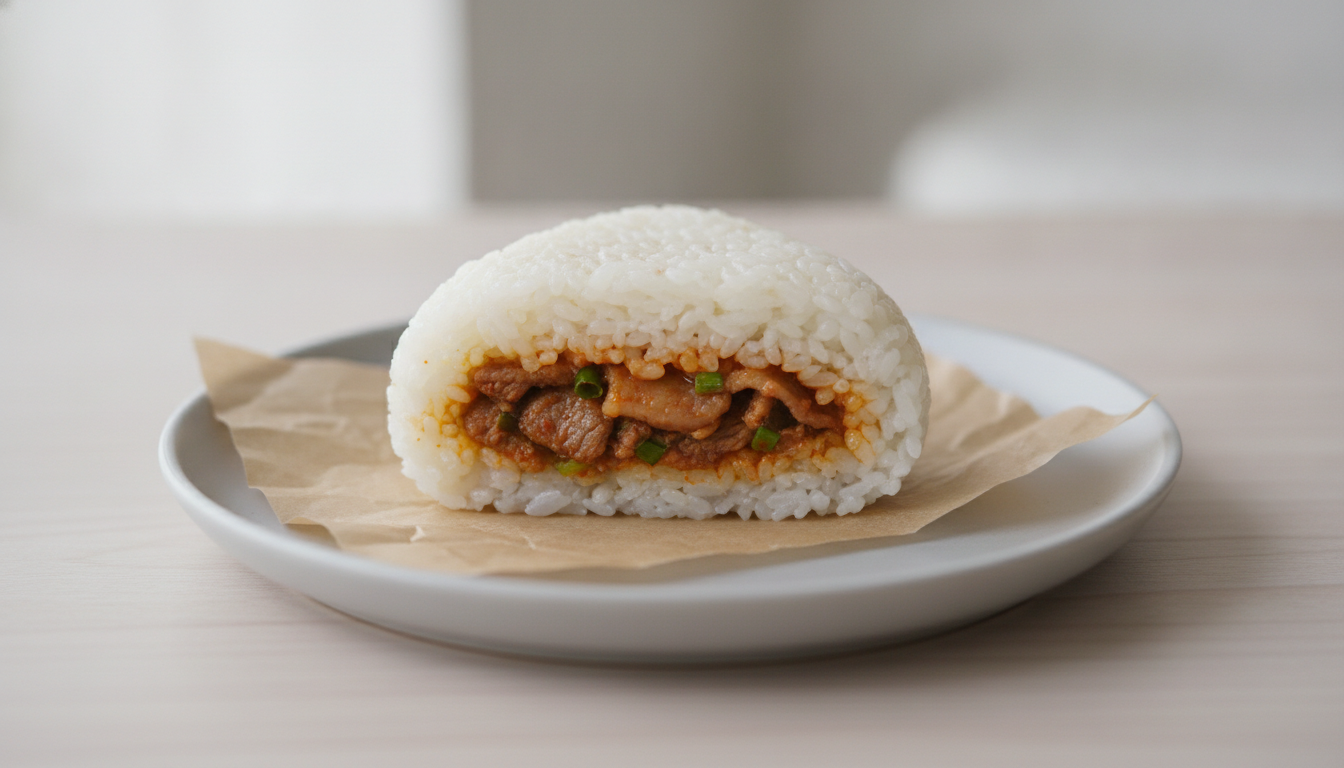 우삼겹 두루치기 삼각김밥