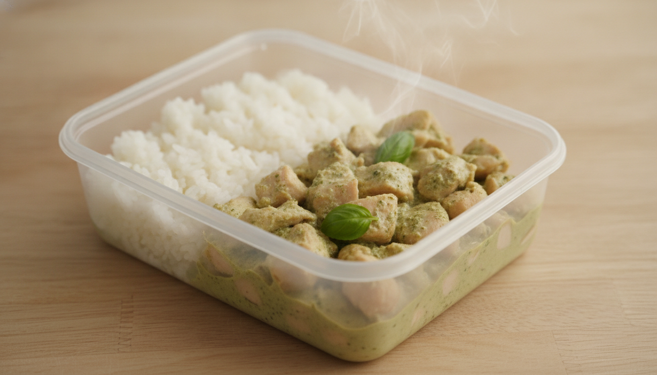 치밥도시락 바질크림치킨