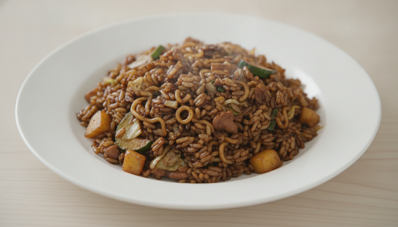 을지로 라면볶음밥 짜장맛