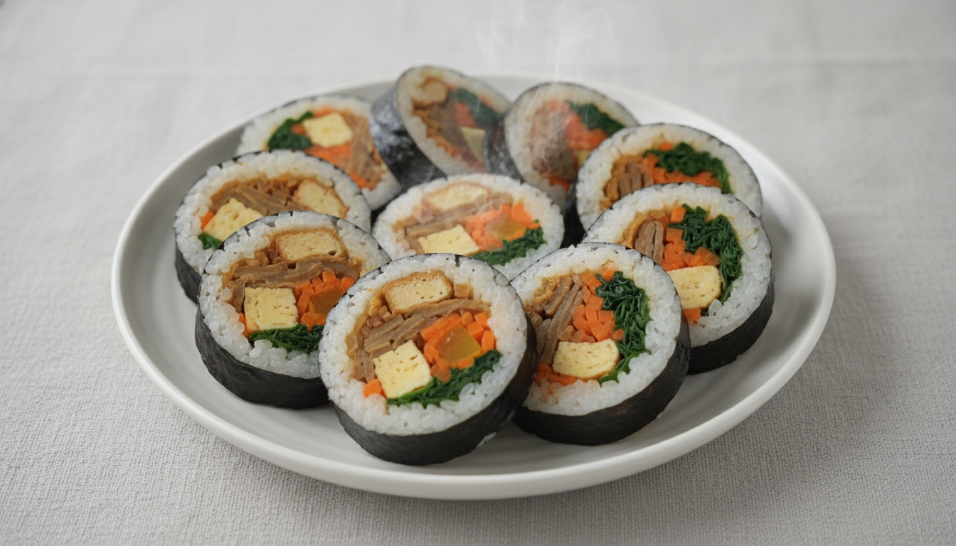 유부박고지김밥