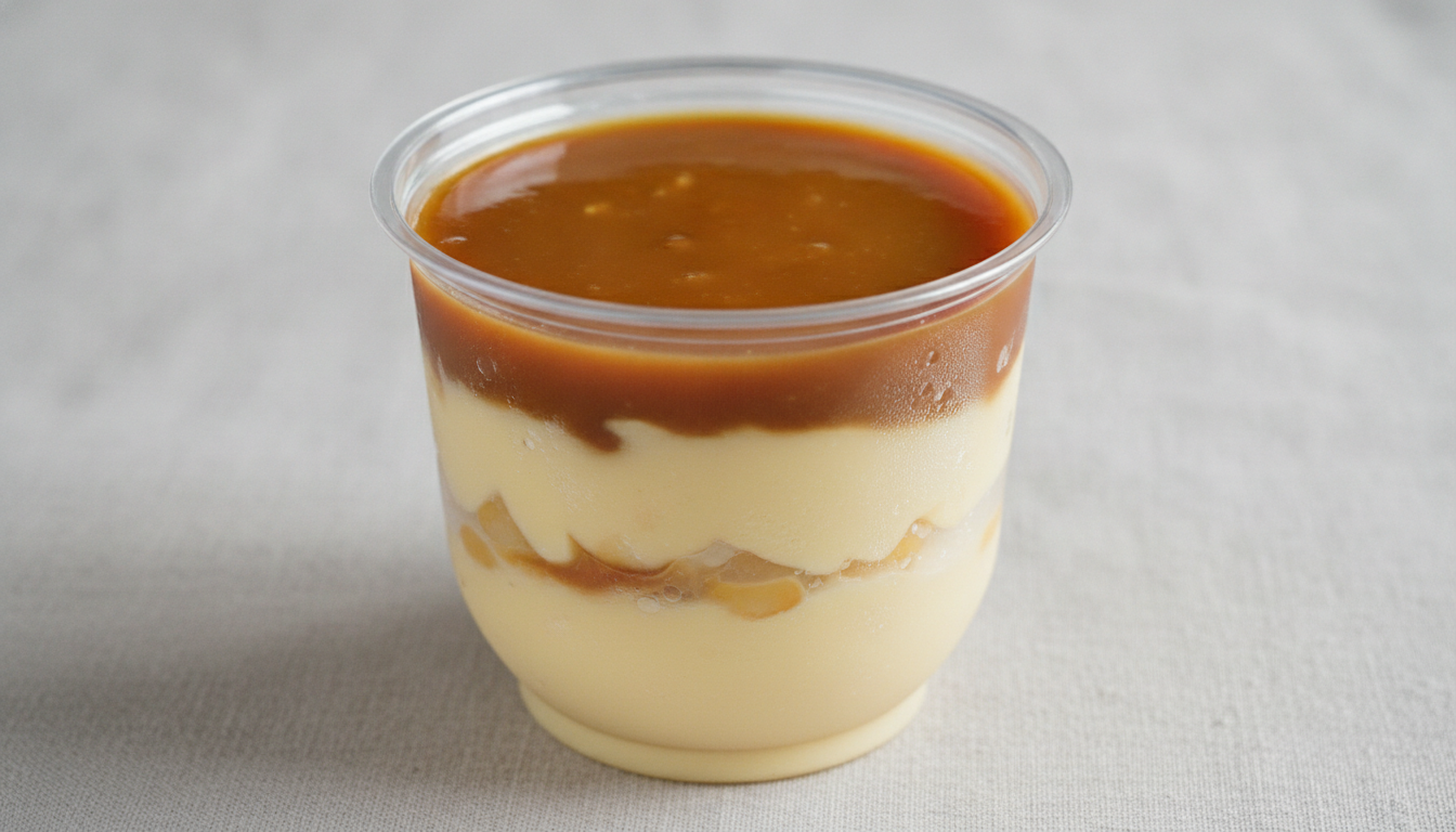 초당옥수수 카라멜 디저트컵