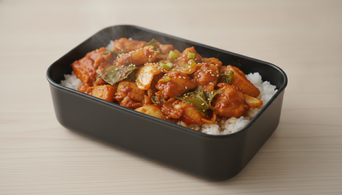 춘천식 닭갈비 덮밥 도시락