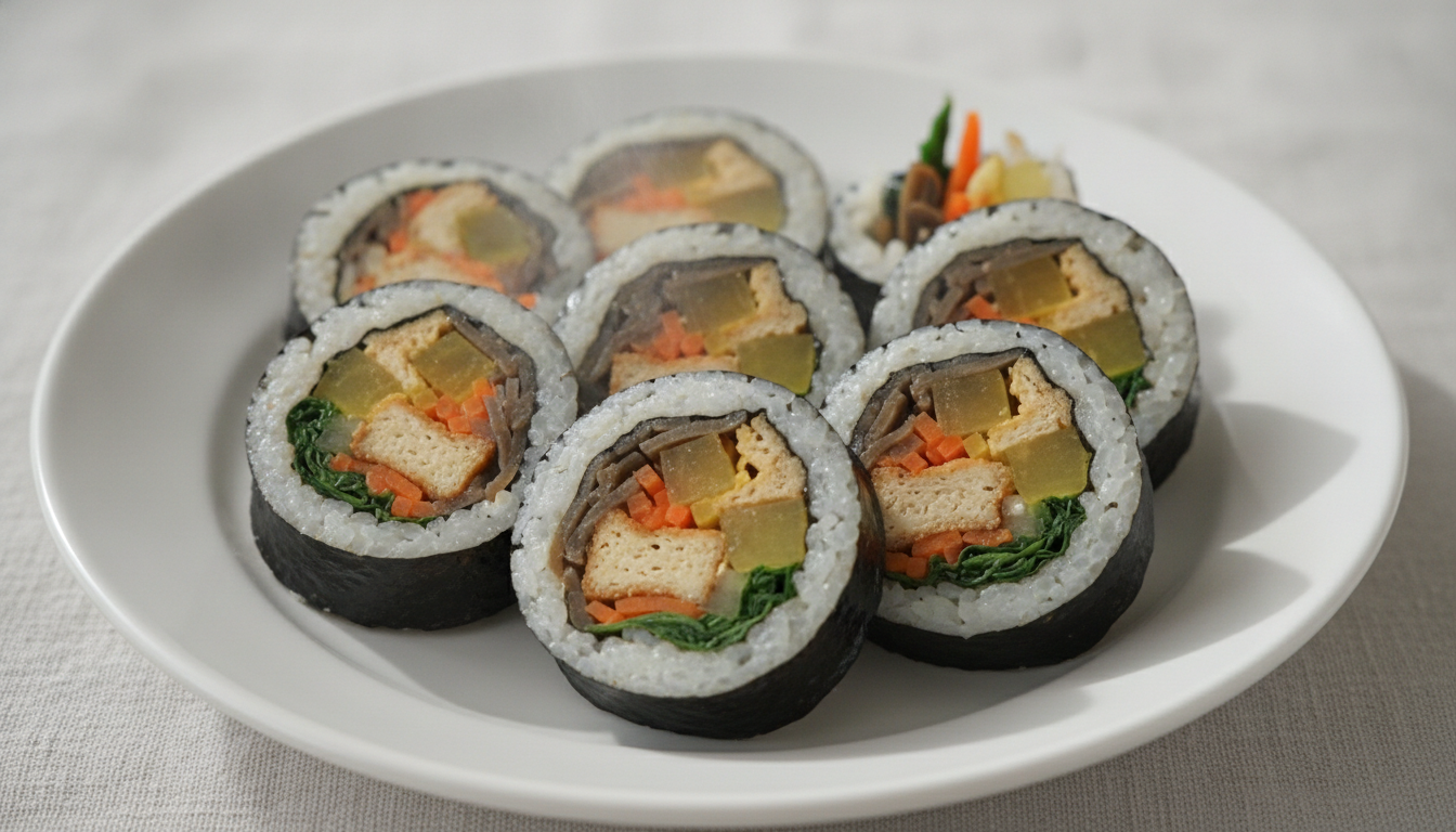 비건김밥(우엉유부)