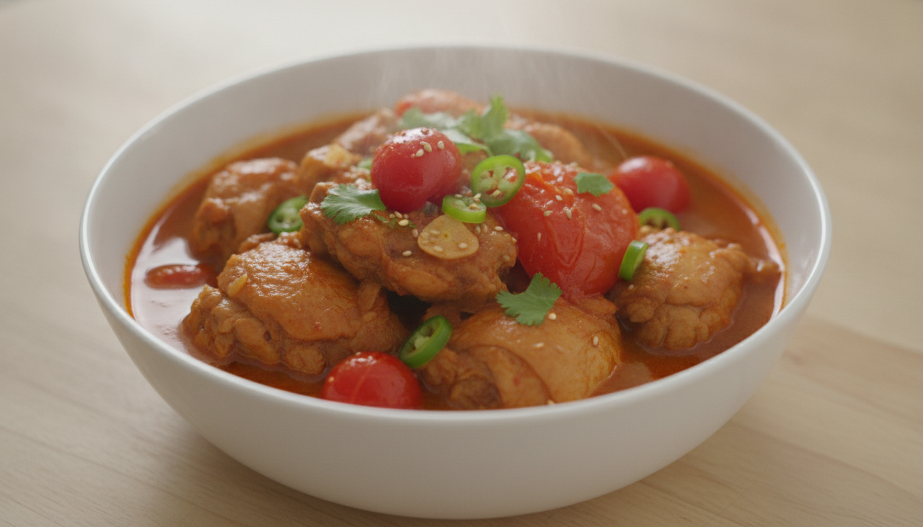 치킨토마토찜