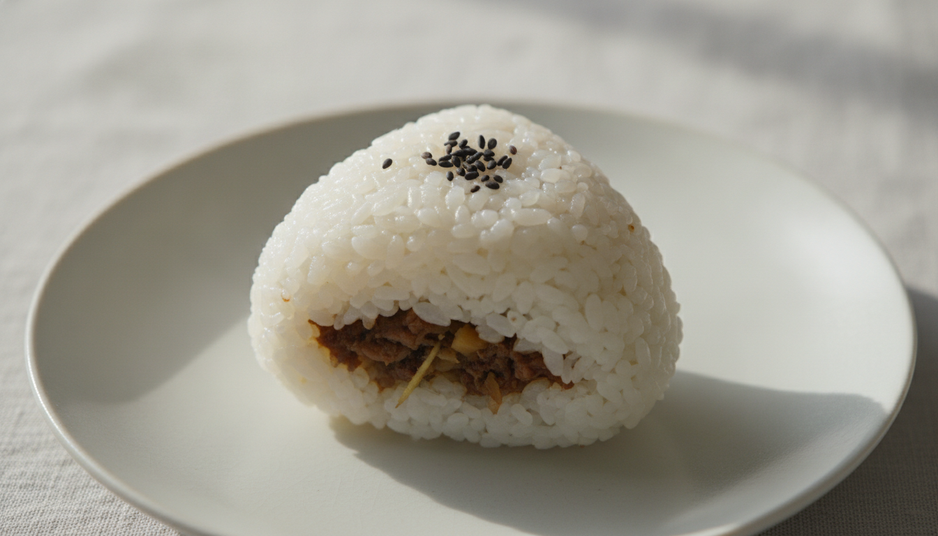 또 생강나는 일본식 불고기 삼각김밥