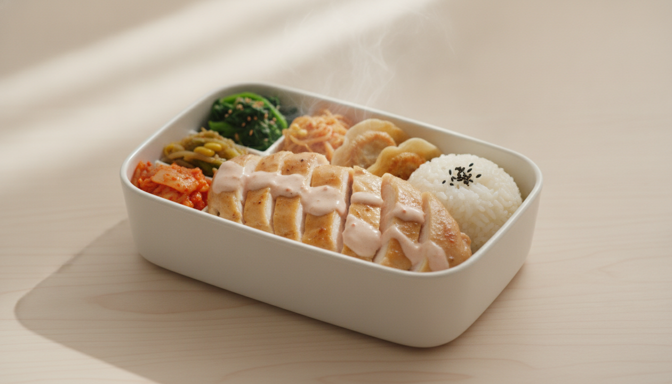 반칙도시락 06로제 닭가슴살