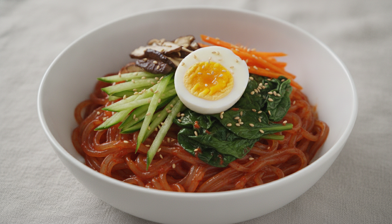 비빔곤약우동